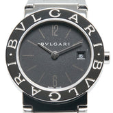 ブルガリ ブルガリブルガリ 腕時計 BB26SS クオーツ ブラック文字盤 ステンレススチール レディース BVLGARI 【中古】